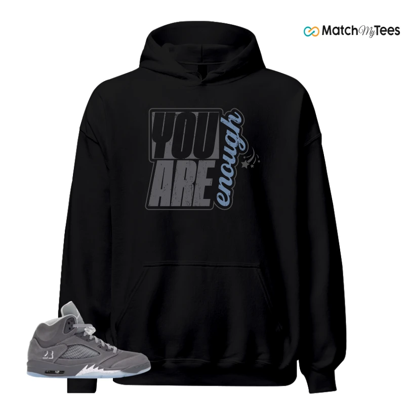 NIKE AIR JORDAN 5 WOLF GREY SNEAKER Matching Tees hoodie