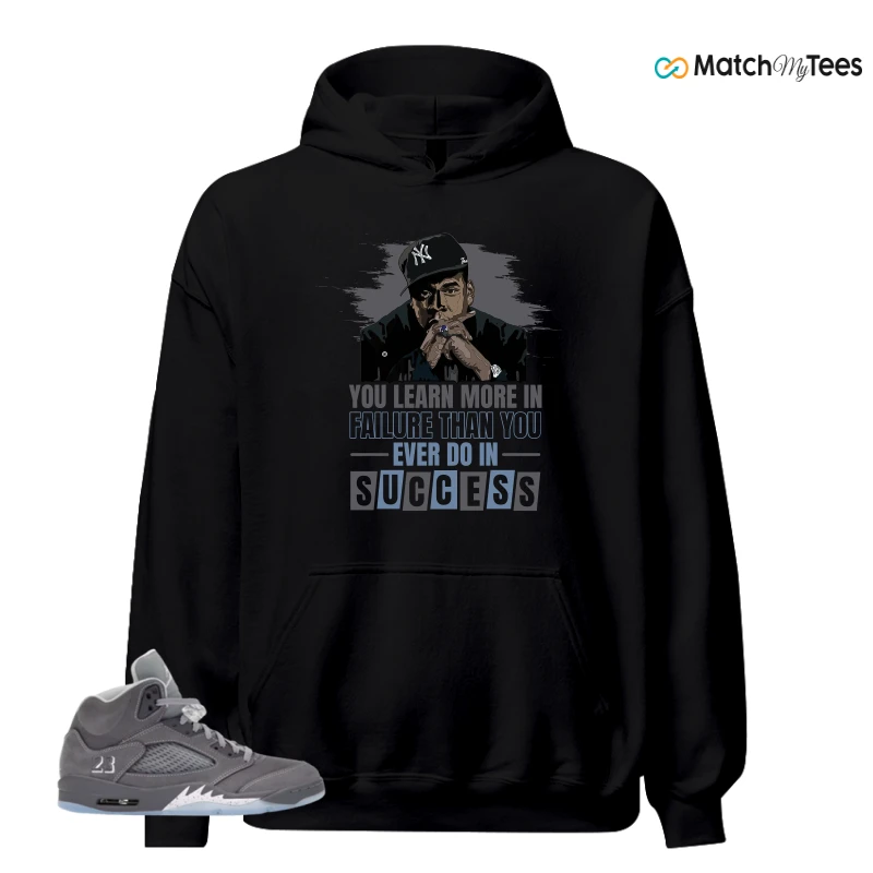 NIKE AIR JORDAN 5 WOLF GREY SNEAKER Matching Tees hoodie