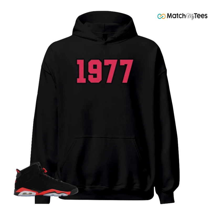 NIKE AIR JORDAN 6 REVERSE INFRARED SALESMAN SNEAKER Matching Tees hoodie