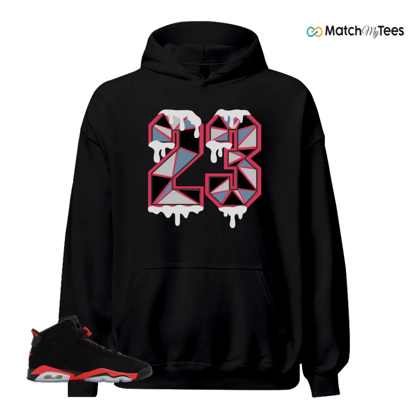 NIKE AIR JORDAN 6 REVERSE INFRARED SALESMAN SNEAKER Matching Tees hoodie