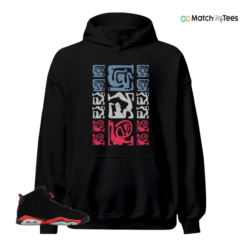 NIKE AIR JORDAN 6 REVERSE INFRARED SALESMAN SNEAKER Matching Tees hoodie