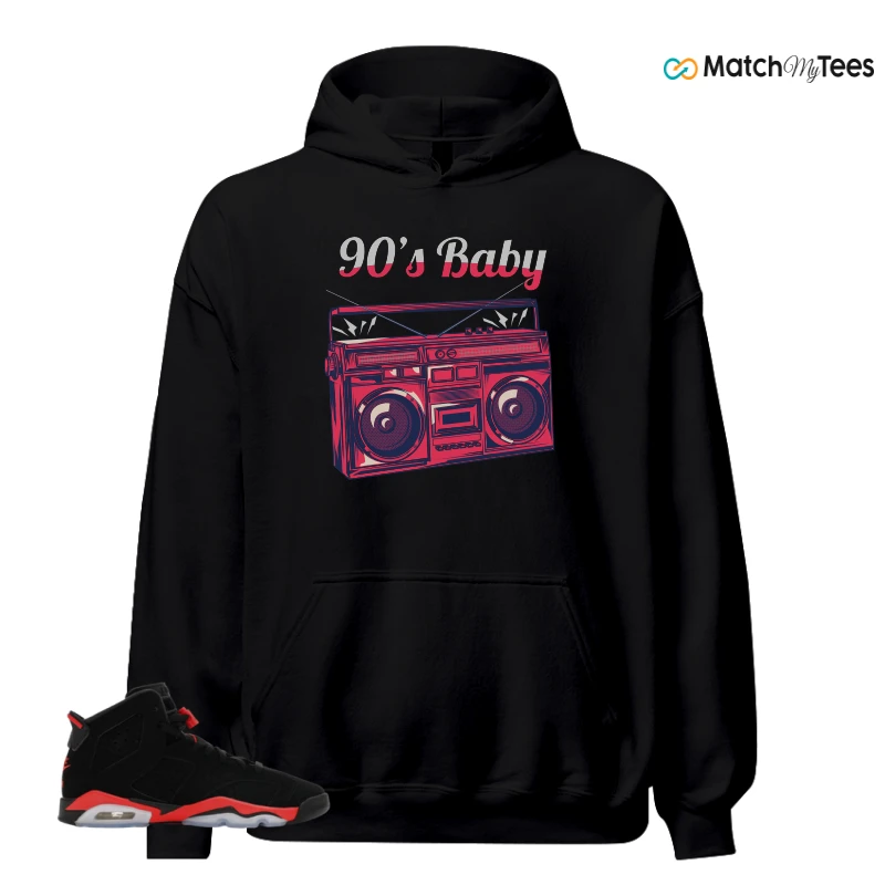 NIKE AIR JORDAN 6 REVERSE INFRARED SALESMAN SNEAKER Matching Tees hoodie