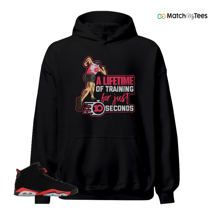 NIKE AIR JORDAN 6 REVERSE INFRARED SALESMAN SNEAKER Matching Tees hoodie