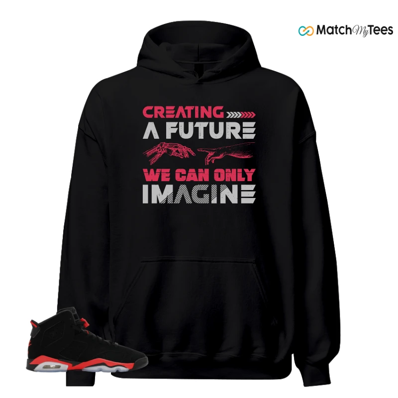 NIKE AIR JORDAN 6 REVERSE INFRARED SALESMAN SNEAKER Matching Tees hoodie