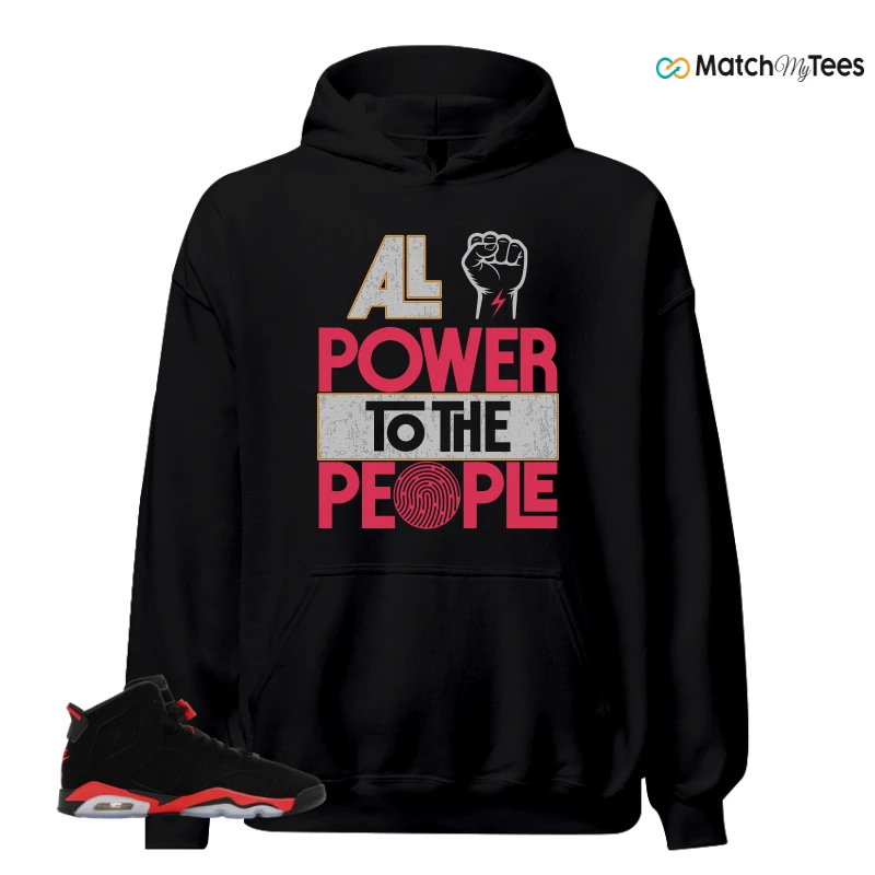 NIKE AIR JORDAN 6 REVERSE INFRARED SALESMAN SNEAKER Matching Tees hoodie