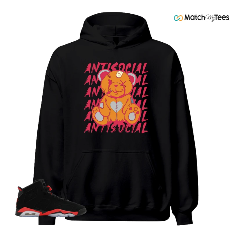 NIKE AIR JORDAN 6 REVERSE INFRARED SALESMAN SNEAKER Matching Tees hoodie