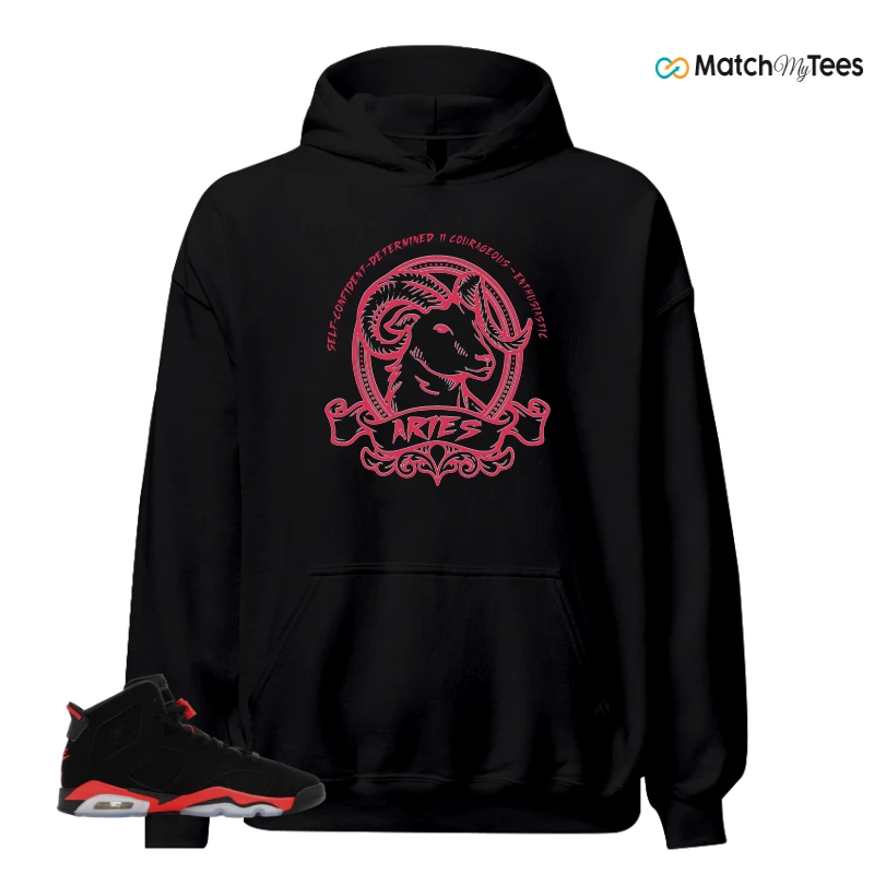 NIKE AIR JORDAN 6 REVERSE INFRARED SALESMAN SNEAKER Matching Tees hoodie