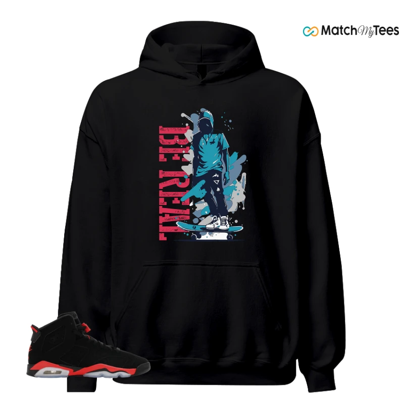 NIKE AIR JORDAN 6 REVERSE INFRARED SALESMAN SNEAKER Matching Tees hoodie