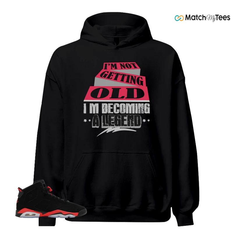 NIKE AIR JORDAN 6 REVERSE INFRARED SALESMAN SNEAKER Matching Tees hoodie