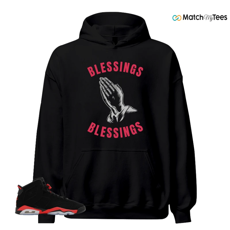 NIKE AIR JORDAN 6 REVERSE INFRARED SALESMAN SNEAKER Matching Tees hoodie