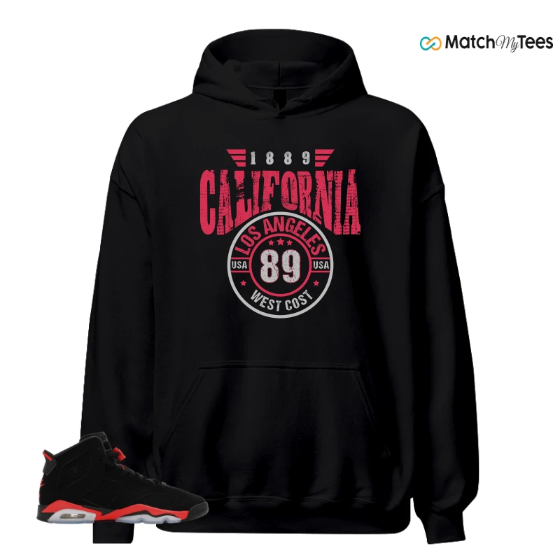 NIKE AIR JORDAN 6 REVERSE INFRARED SALESMAN SNEAKER Matching Tees hoodie