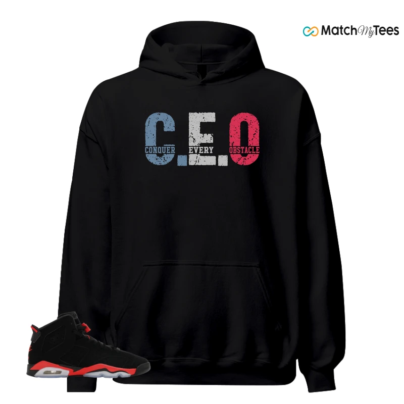 NIKE AIR JORDAN 6 REVERSE INFRARED SALESMAN SNEAKER Matching Tees hoodie