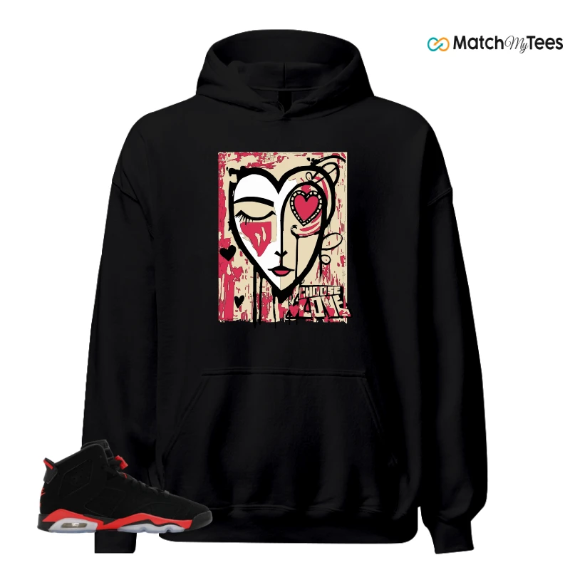 NIKE AIR JORDAN 6 REVERSE INFRARED SALESMAN SNEAKER Matching Tees hoodie