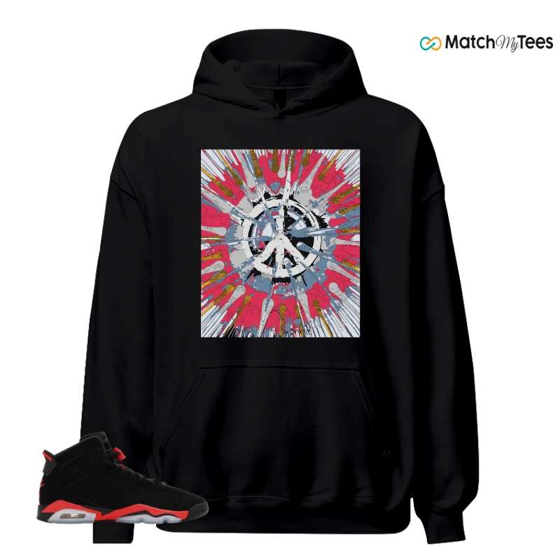 NIKE AIR JORDAN 6 REVERSE INFRARED SALESMAN SNEAKER Matching Tees hoodie