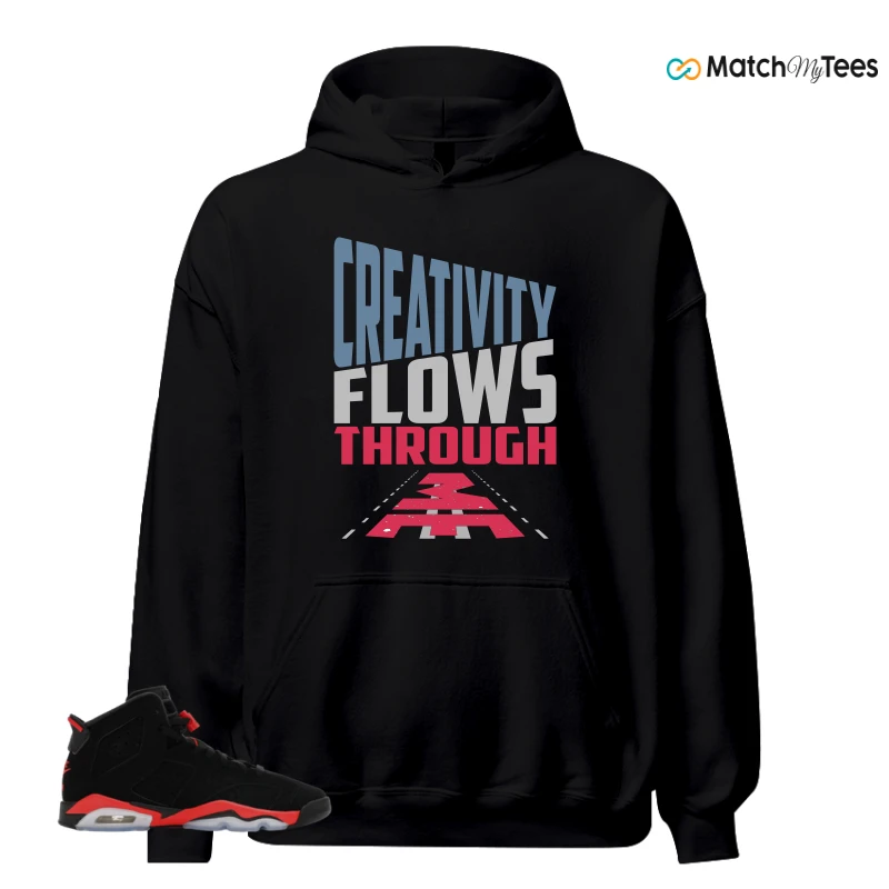 NIKE AIR JORDAN 6 REVERSE INFRARED SALESMAN SNEAKER Matching Tees hoodie