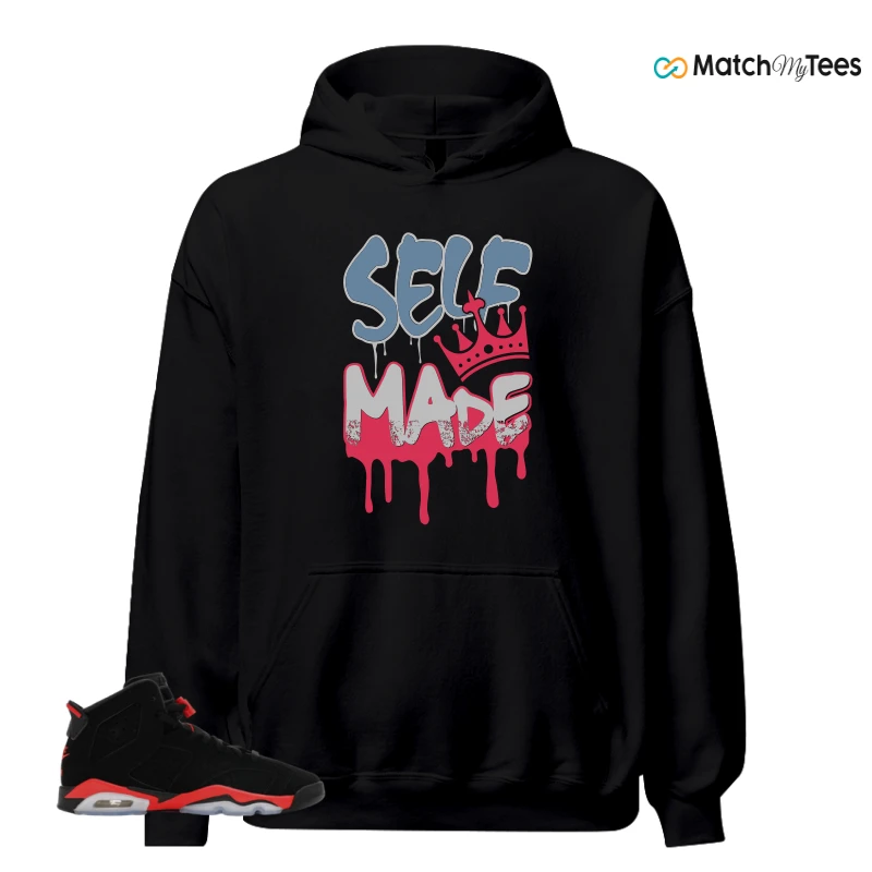 NIKE AIR JORDAN 6 REVERSE INFRARED SALESMAN SNEAKER Matching Tees hoodie