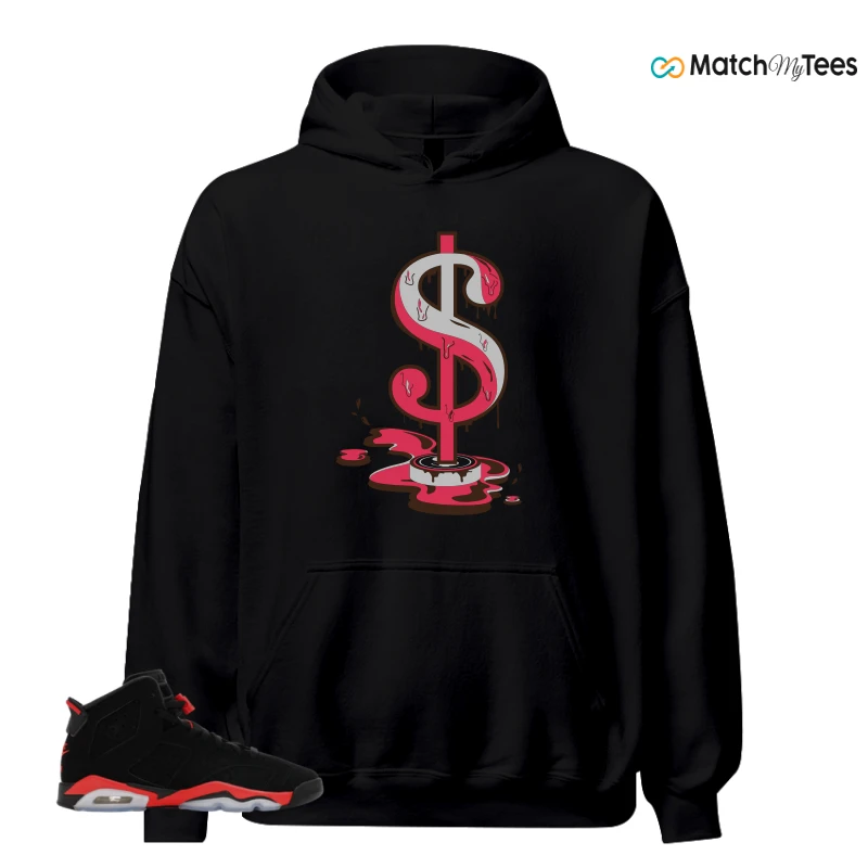 NIKE AIR JORDAN 6 REVERSE INFRARED SALESMAN SNEAKER Matching Tees hoodie