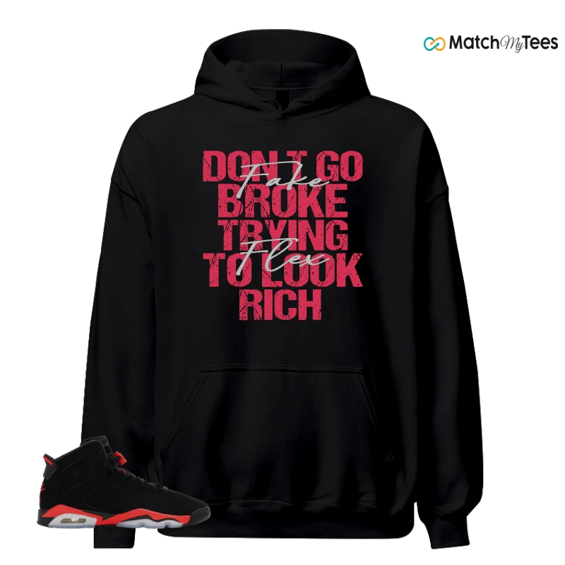 NIKE AIR JORDAN 6 REVERSE INFRARED SALESMAN SNEAKER Matching Tees hoodie