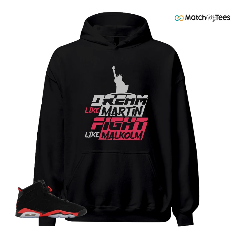 NIKE AIR JORDAN 6 REVERSE INFRARED SALESMAN SNEAKER Matching Tees hoodie