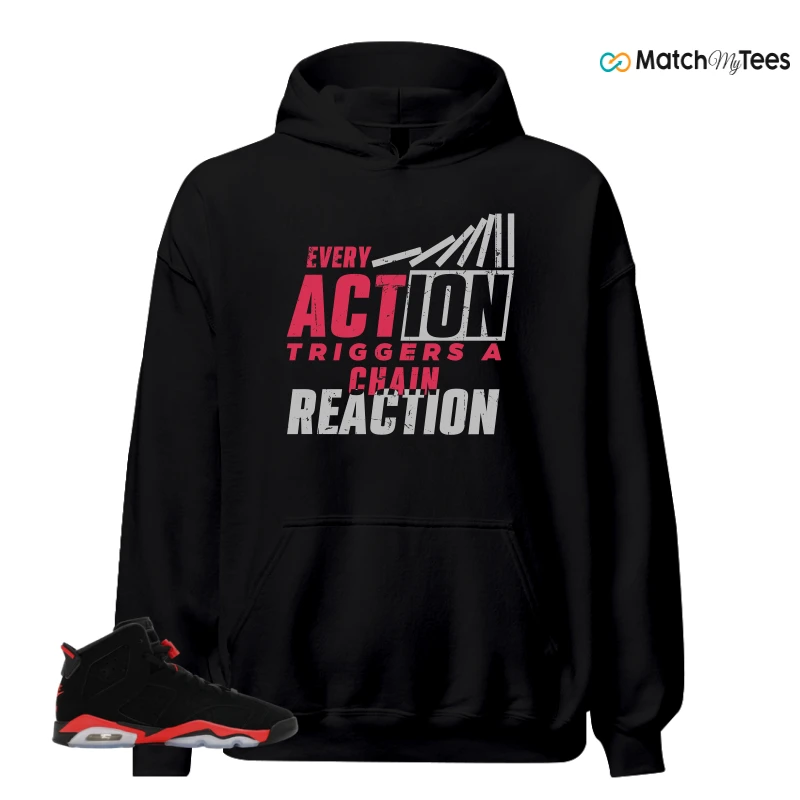 NIKE AIR JORDAN 6 REVERSE INFRARED SALESMAN SNEAKER Matching Tees hoodie