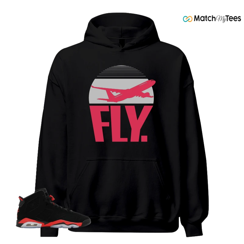 NIKE AIR JORDAN 6 REVERSE INFRARED SALESMAN SNEAKER Matching Tees hoodie