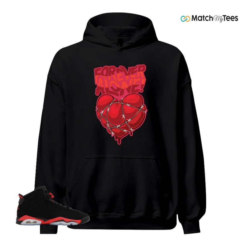 NIKE AIR JORDAN 6 REVERSE INFRARED SALESMAN SNEAKER Matching Tees hoodie