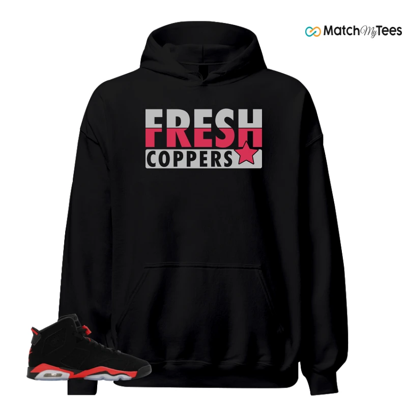 NIKE AIR JORDAN 6 REVERSE INFRARED SALESMAN SNEAKER Matching Tees hoodie
