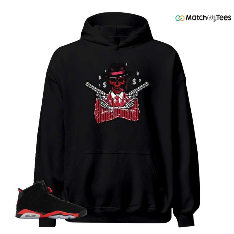 NIKE AIR JORDAN 6 REVERSE INFRARED SALESMAN SNEAKER Matching Tees hoodie