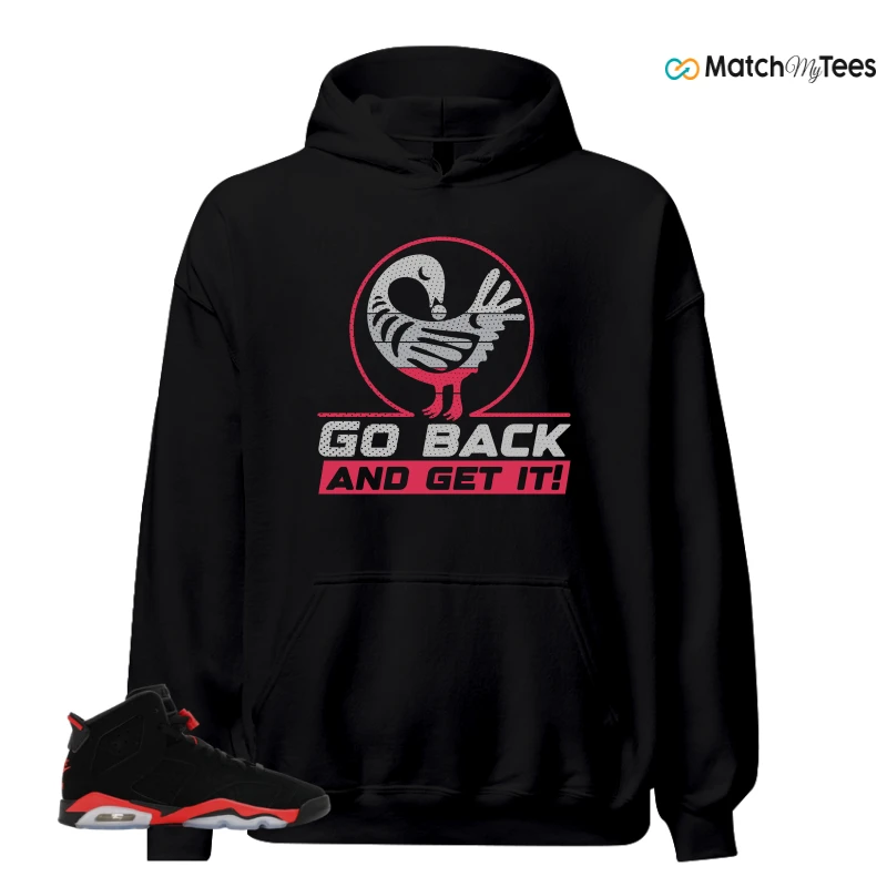 NIKE AIR JORDAN 6 REVERSE INFRARED SALESMAN SNEAKER Matching Tees hoodie