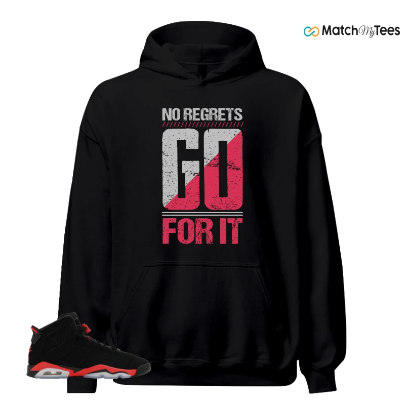 NIKE AIR JORDAN 6 REVERSE INFRARED SALESMAN SNEAKER Matching Tees hoodie