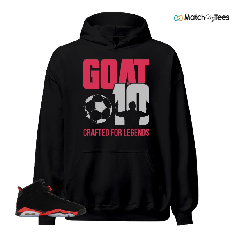 NIKE AIR JORDAN 6 REVERSE INFRARED SALESMAN SNEAKER Matching Tees hoodie