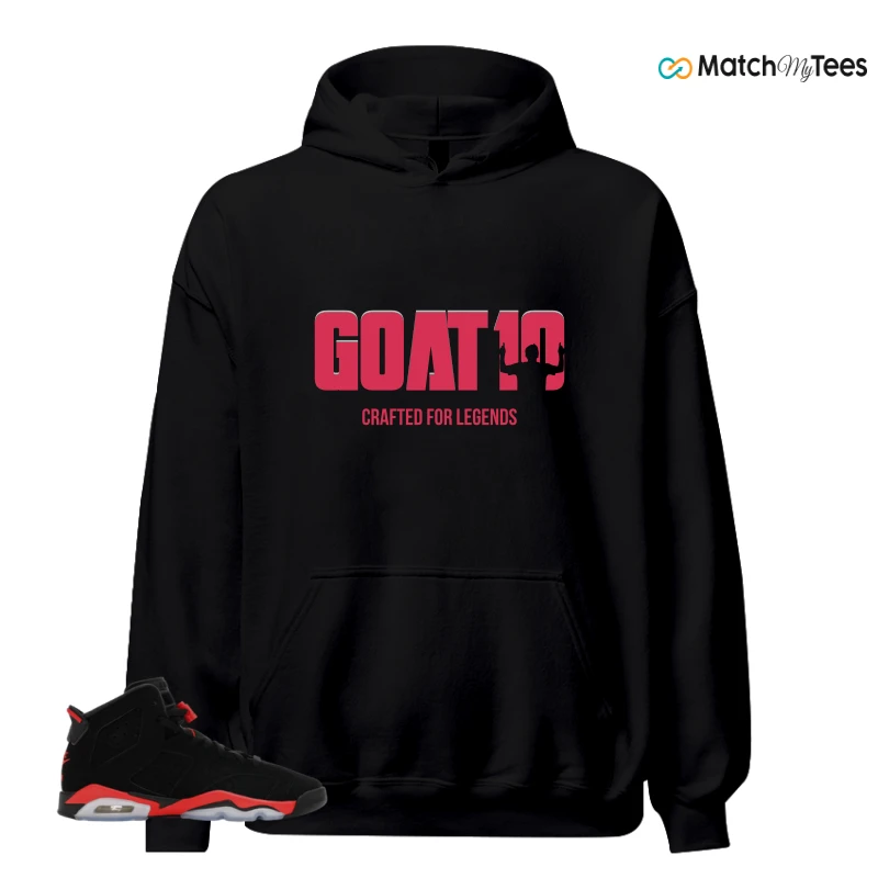 NIKE AIR JORDAN 6 REVERSE INFRARED SALESMAN SNEAKER Matching Tees hoodie