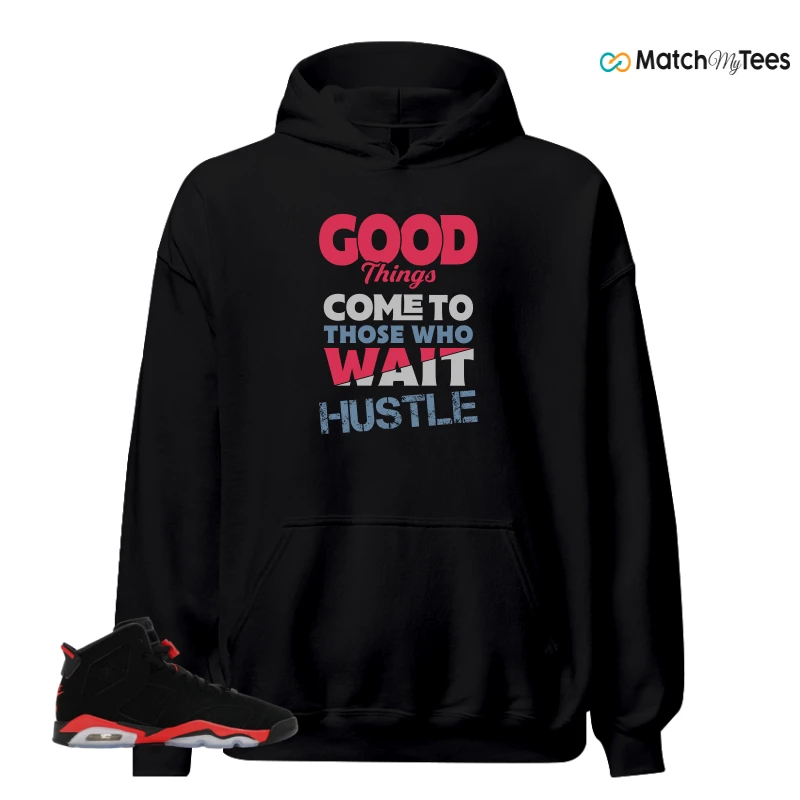 NIKE AIR JORDAN 6 REVERSE INFRARED SALESMAN SNEAKER Matching Tees hoodie