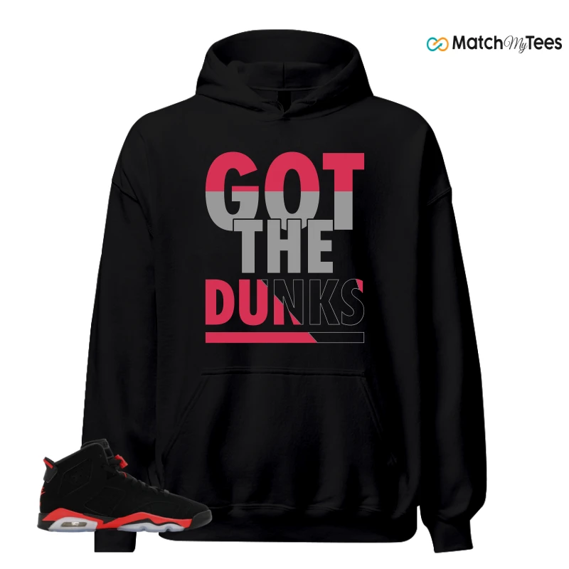 NIKE AIR JORDAN 6 REVERSE INFRARED SALESMAN SNEAKER Matching Tees hoodie