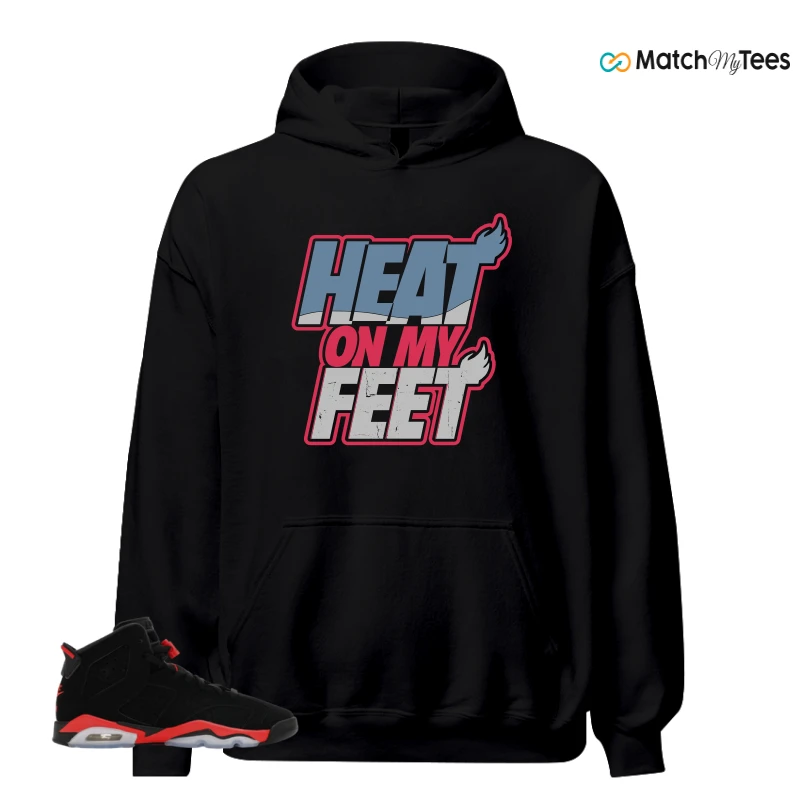 NIKE AIR JORDAN 6 REVERSE INFRARED SALESMAN SNEAKER Matching Tees hoodie