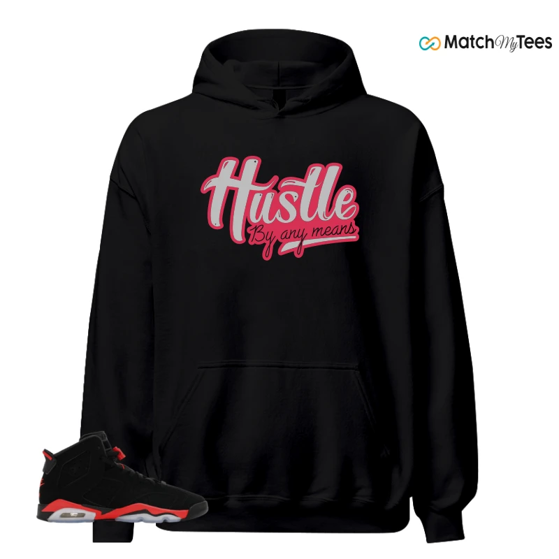 NIKE AIR JORDAN 6 REVERSE INFRARED SALESMAN SNEAKER Matching Tees hoodie