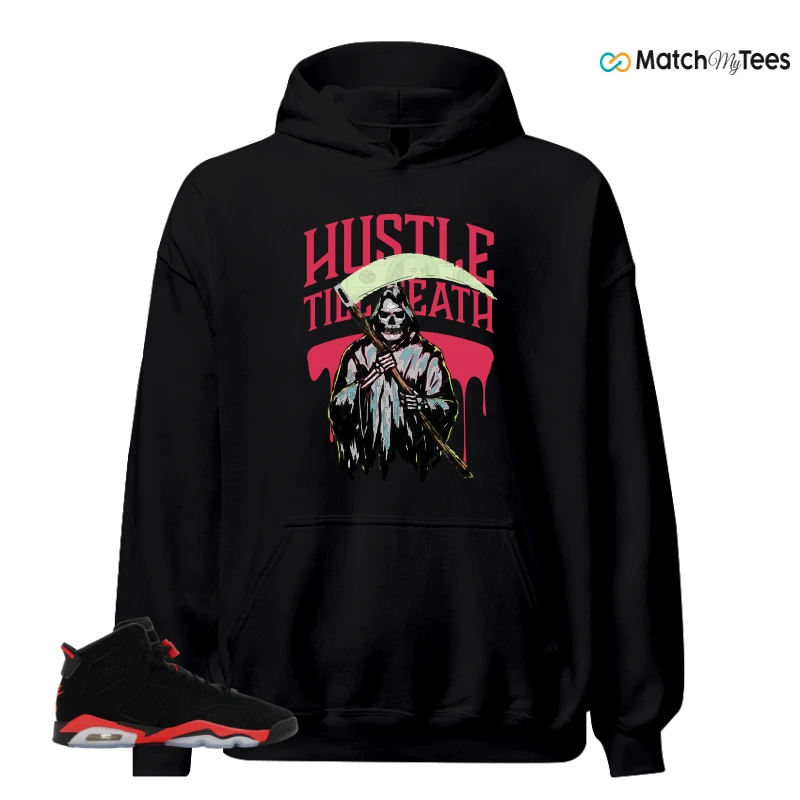 NIKE AIR JORDAN 6 REVERSE INFRARED SALESMAN SNEAKER Matching Tees hoodie