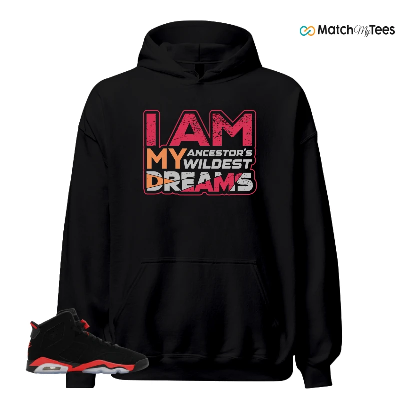 NIKE AIR JORDAN 6 REVERSE INFRARED SALESMAN SNEAKER Matching Tees hoodie