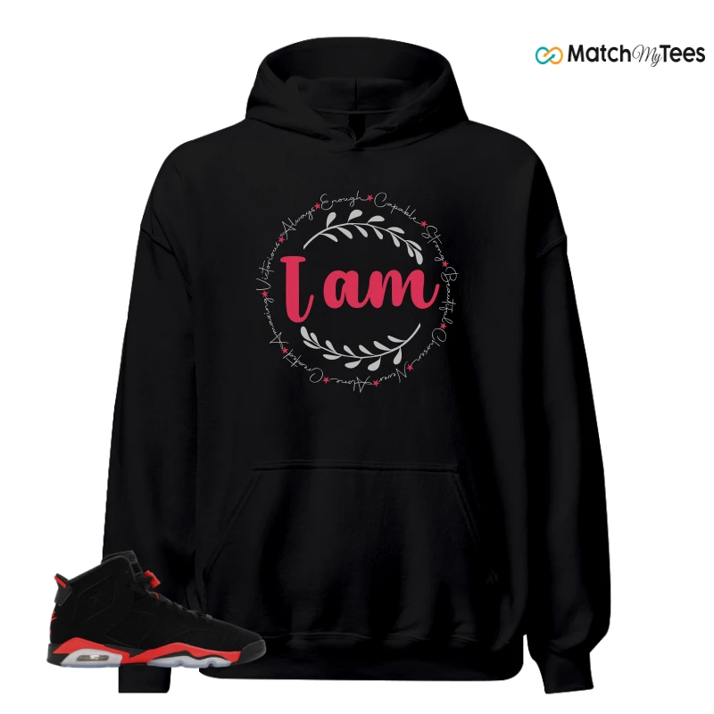 NIKE AIR JORDAN 6 REVERSE INFRARED SALESMAN SNEAKER Matching Tees hoodie