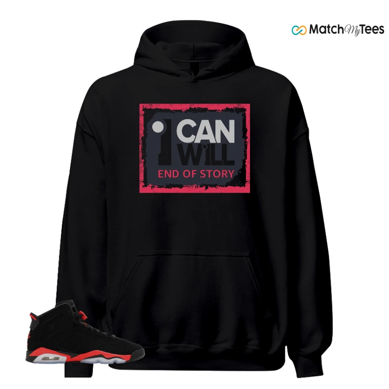 NIKE AIR JORDAN 6 REVERSE INFRARED SALESMAN SNEAKER Matching Tees hoodie