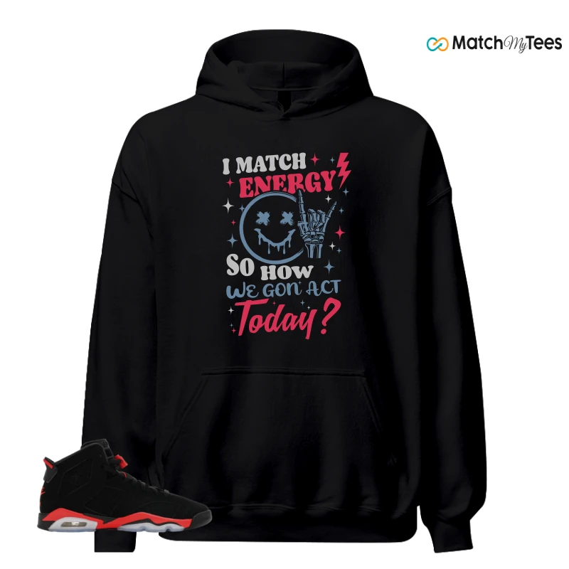 NIKE AIR JORDAN 6 REVERSE INFRARED SALESMAN SNEAKER Matching Tees hoodie