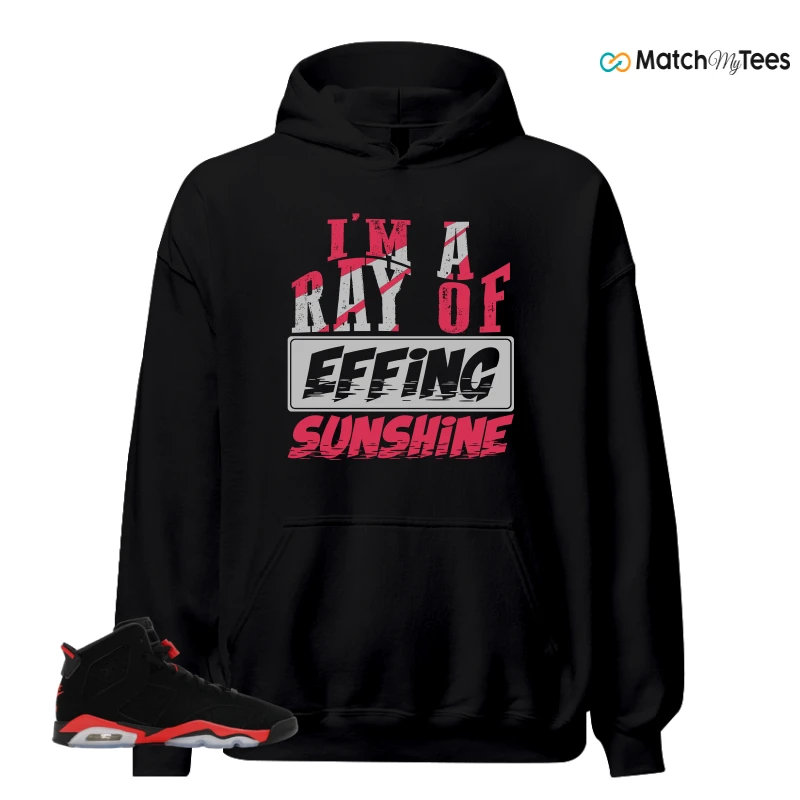 NIKE AIR JORDAN 6 REVERSE INFRARED SALESMAN SNEAKER Matching Tees hoodie