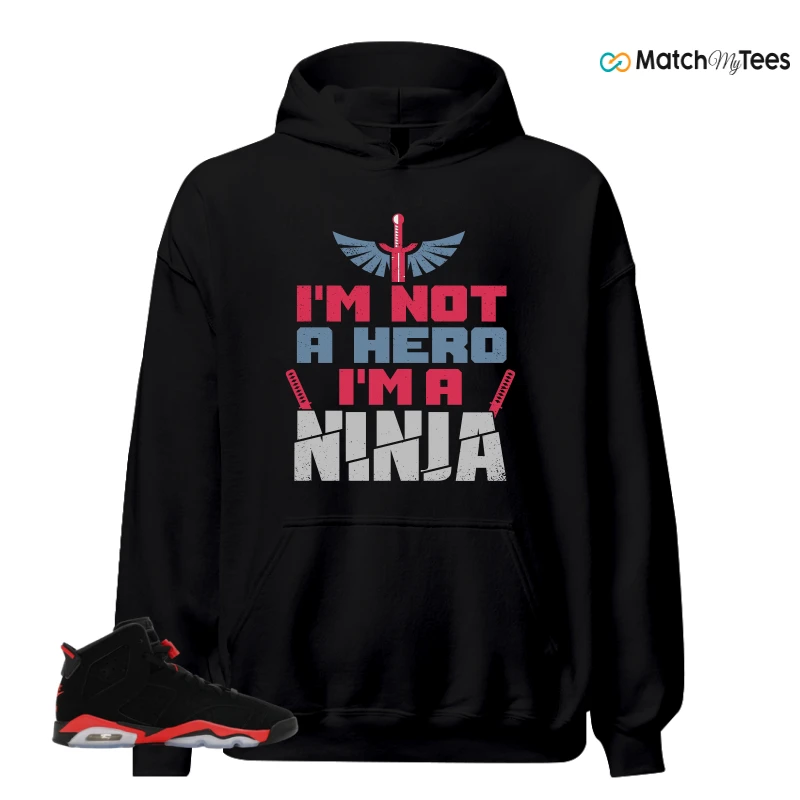 NIKE AIR JORDAN 6 REVERSE INFRARED SALESMAN SNEAKER Matching Tees hoodie