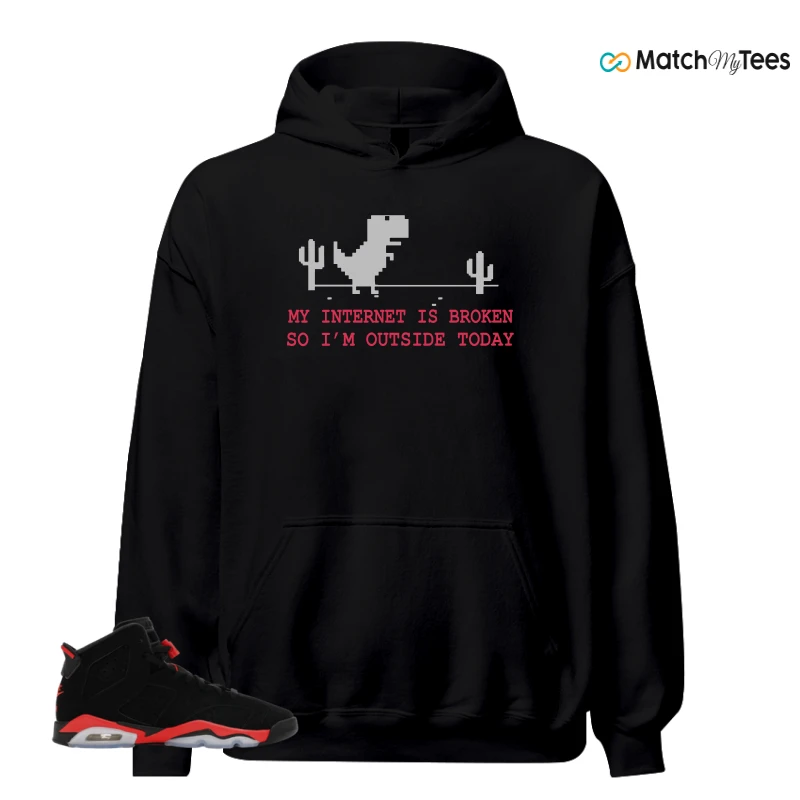 NIKE AIR JORDAN 6 REVERSE INFRARED SALESMAN SNEAKER Matching Tees hoodie