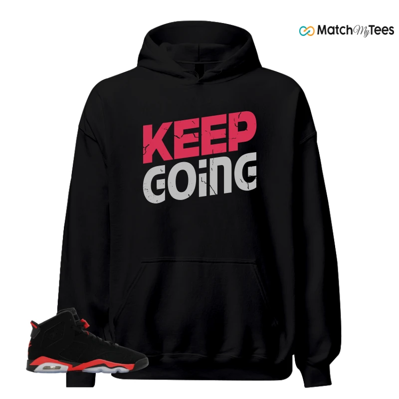 NIKE AIR JORDAN 6 REVERSE INFRARED SALESMAN SNEAKER Matching Tees hoodie
