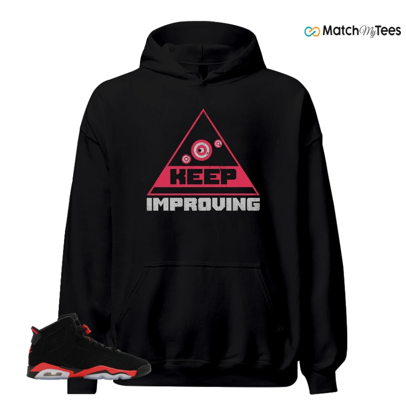 NIKE AIR JORDAN 6 REVERSE INFRARED SALESMAN SNEAKER Matching Tees hoodie