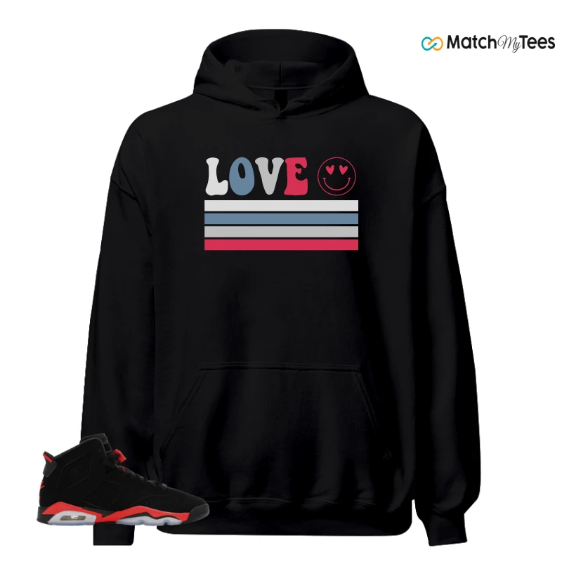 NIKE AIR JORDAN 6 REVERSE INFRARED SALESMAN SNEAKER Matching Tees hoodie