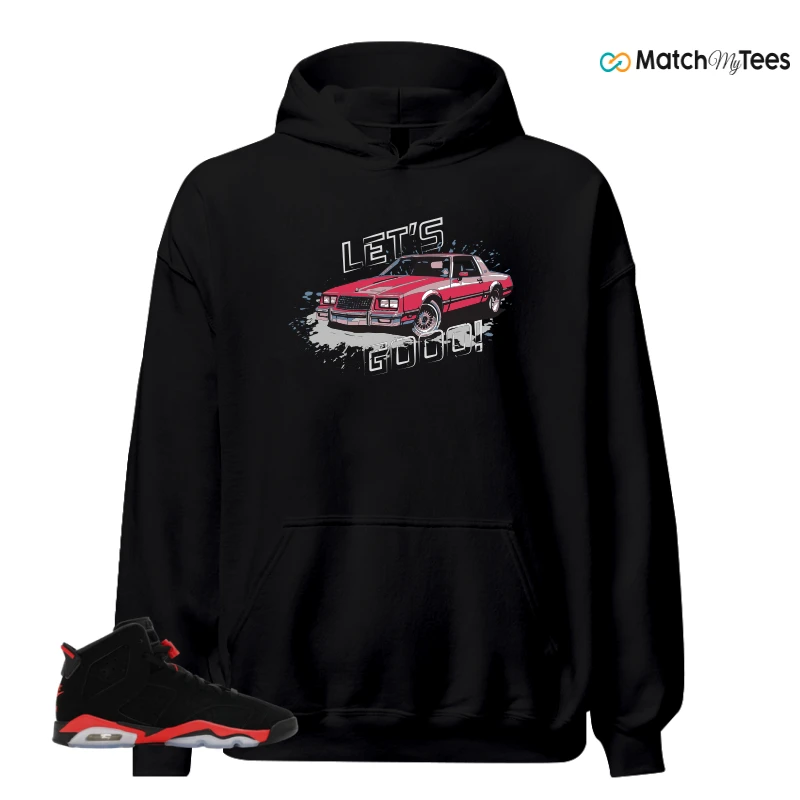 NIKE AIR JORDAN 6 REVERSE INFRARED SALESMAN SNEAKER Matching Tees hoodie