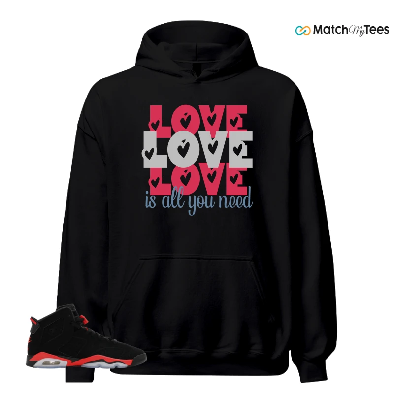 NIKE AIR JORDAN 6 REVERSE INFRARED SALESMAN SNEAKER Matching Tees hoodie