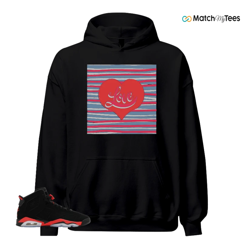 NIKE AIR JORDAN 6 REVERSE INFRARED SALESMAN SNEAKER Matching Tees hoodie